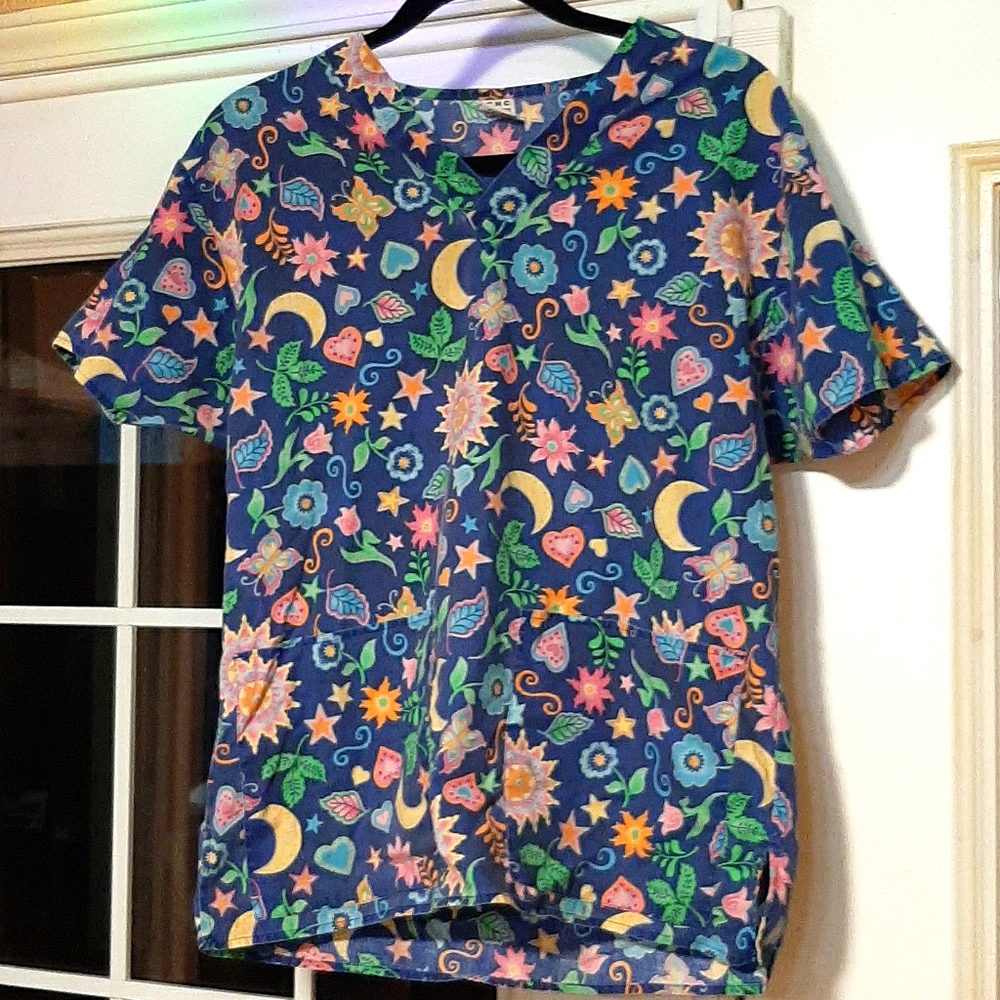 Womens scrub top